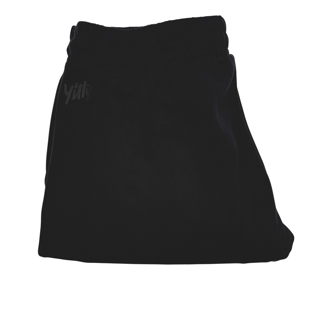Yitty Fabletics So Sleek Modal Lounge Shorts Iconic Black Womensβ Size Large NEW
